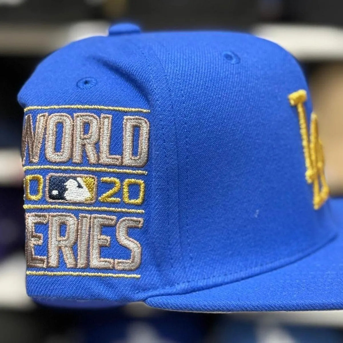 Gold Mitchell & Ness Snapback - Product Image