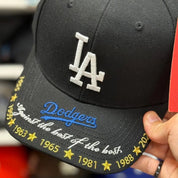 Los Angeles Dodgers 'Against the best of the best' Black Mitchell & Ness Snapback - Product Image