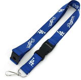 Los Angeles Dodgers Blue Keychain Lanyard
