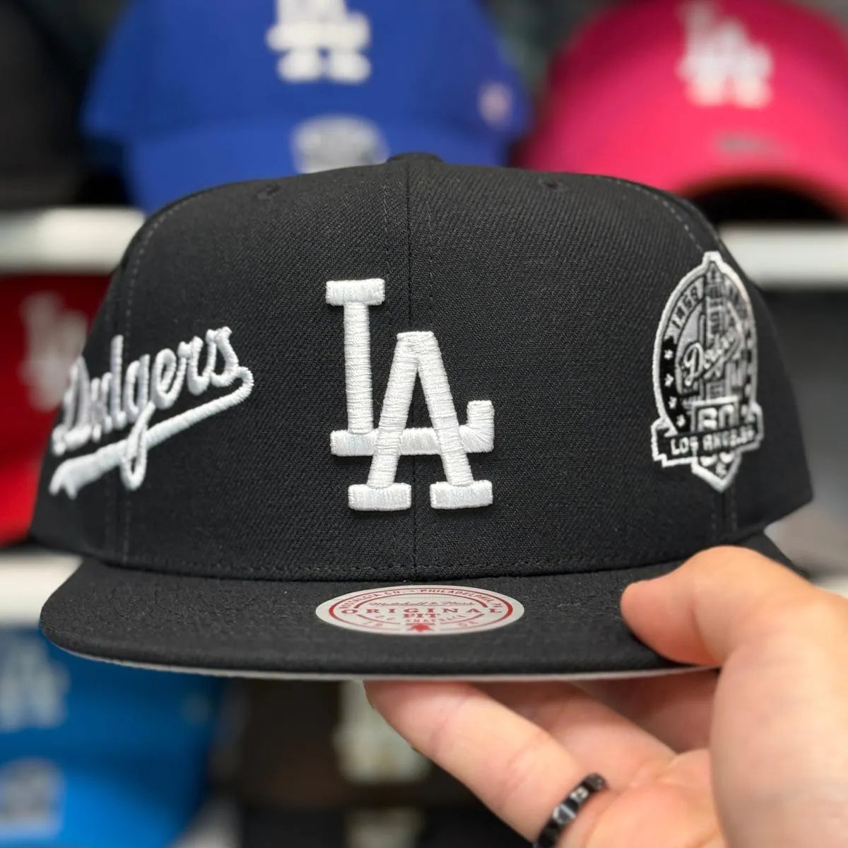 White Mitchell & Ness Snapback - Product Image