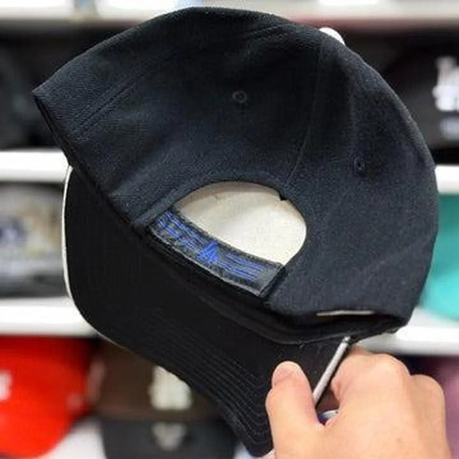 Los Angeles Dodgers 'Script Logo' Black Vintage ANNCO Baseball Cap - Product Image