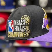 Los Angeles Lakers '2020 NBA Finals Championship' Black/Purple Snapback - Product Image