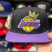 Los Angeles Lakers '2020 NBA Finals Championship' Black/Purple Snapback - Product Image