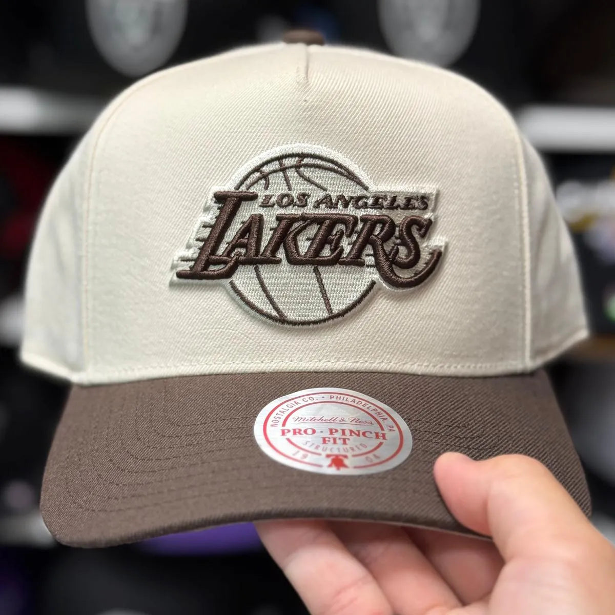 Brown Mitchell & Ness Snapback - Product Image