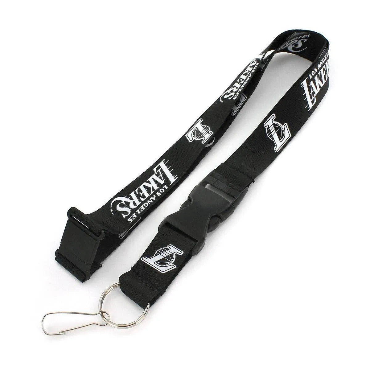 Los Angeles Lakers Black Lanyard - Product Image