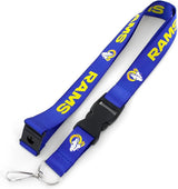 Los Angeles Rams Blue Keychain Lanyard