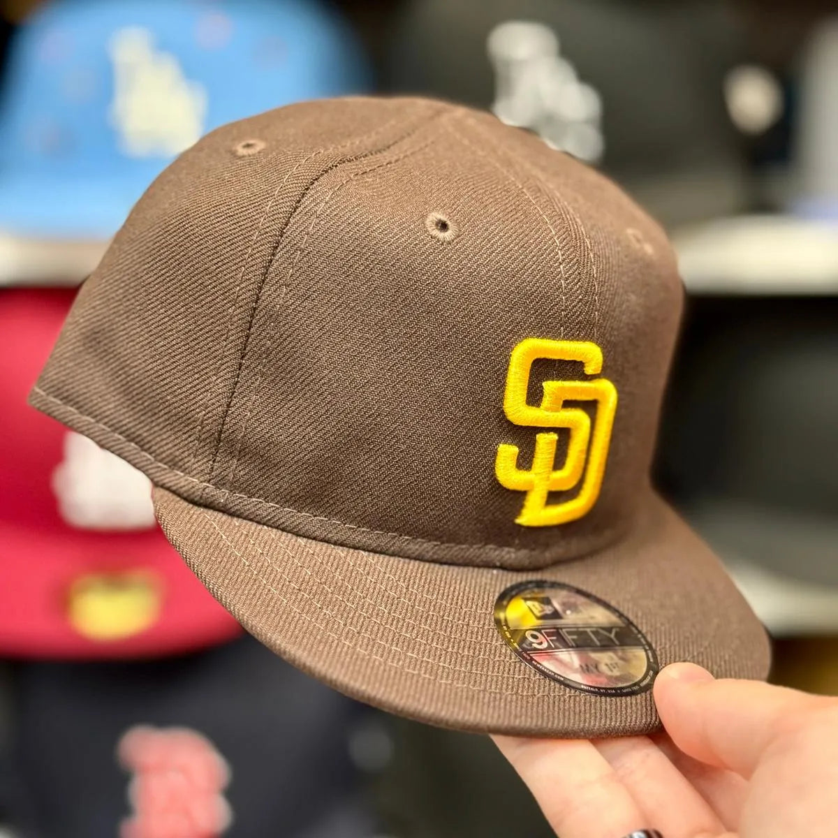 My 1st Kids New Era San Diego Padres Brown 9FIFTY Adjustable Hat - Product Image