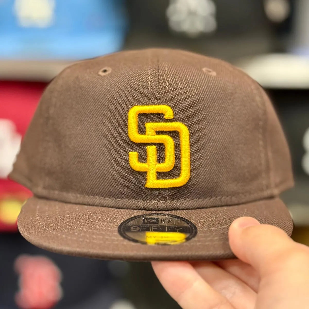 My 1st Kids New Era San Diego Padres Brown 9FIFTY Adjustable Hat - Product Image