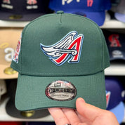 New Era Anaheim Angels '50th Anniversary' A-Frame Dark Green 9FORTY Snapback - Product Image