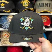New Era Anaheim Ducks A-Frame Black 9FIFTY Snapback - Product Image