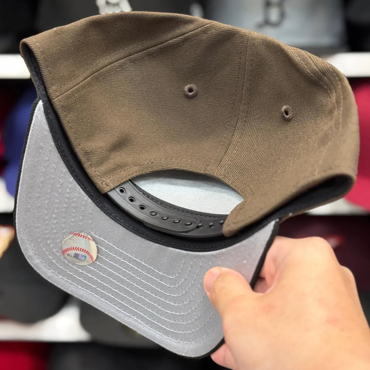 New Era Arizona Diamondbacks '1998 Inaugural Season' A-Frame Brown/Black 9FIFTY Snapback | Glow in the Dark - Product Image