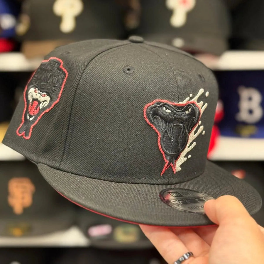 New Era Arizona Diamondbacks '1998 Inaugural Season' Black 9FIFTY Snapback - Product Image