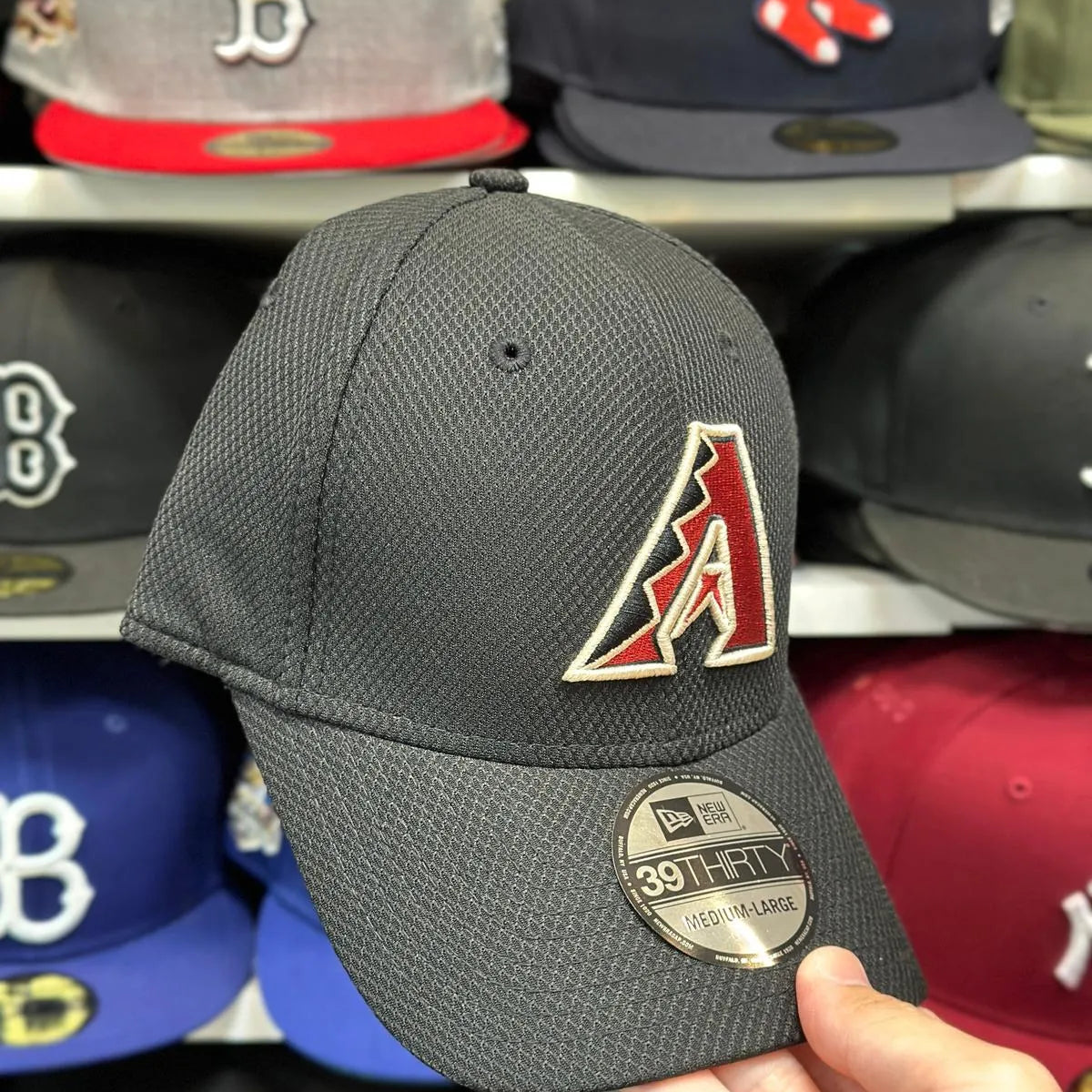 New Era Arizona Diamondbacks 39THIRTY Ball Cap Black - Product Image