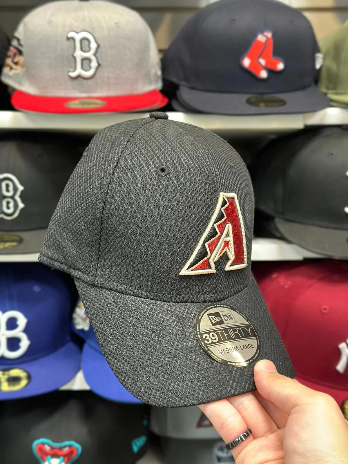 New Era Arizona Diamondbacks 39THIRTY Ball Cap Black - Product Image