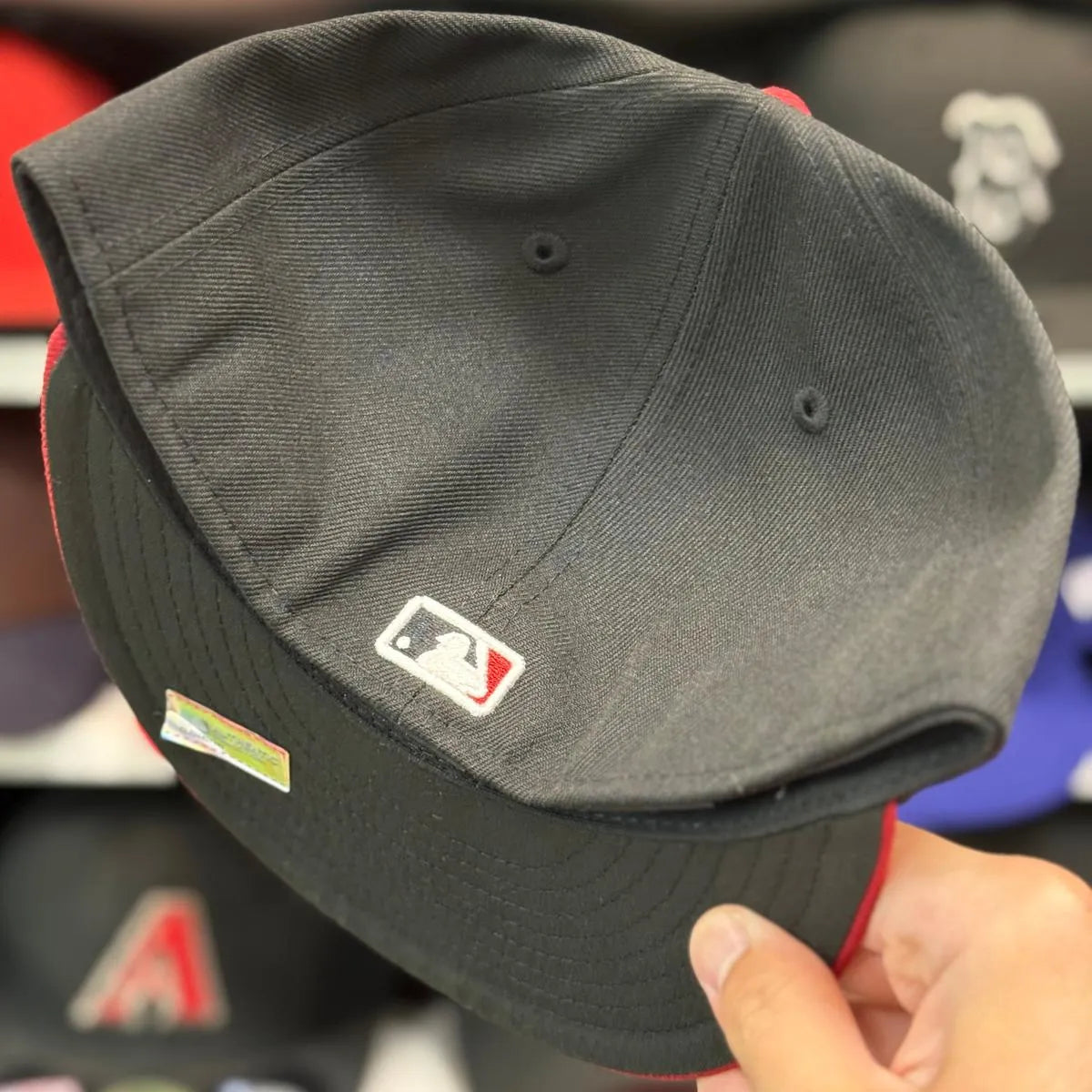 New Era Arizona Diamondbacks Black/Red 59FIFTY Fitted Hat - Product Image