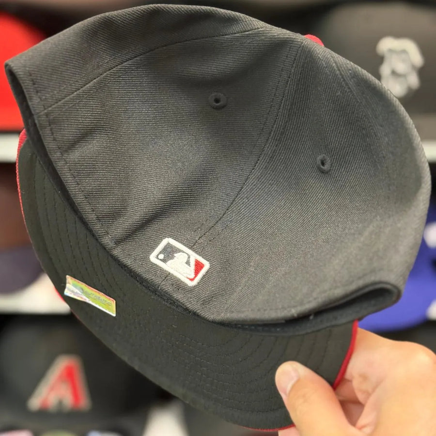 New Era Arizona Diamondbacks Black/Red 59FIFTY Fitted Hat - Product Image