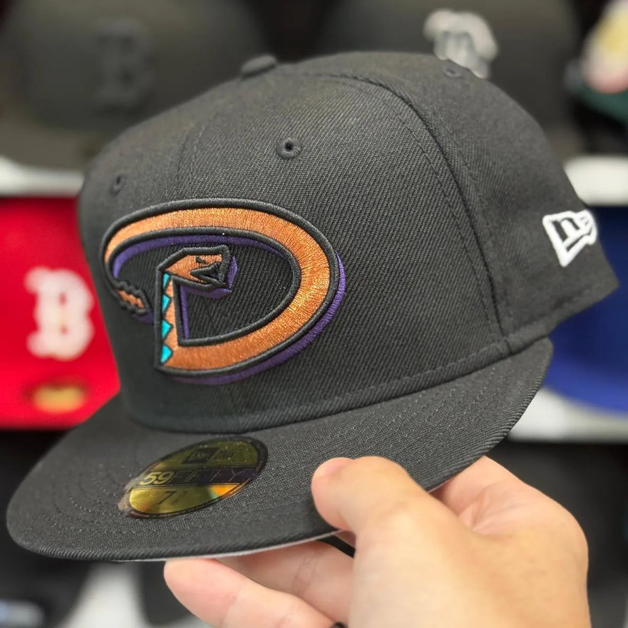 New Era Arizona Diamondbacks 'Serpientes Logo' Black 59FIFTY Fitted Hat - Product Image