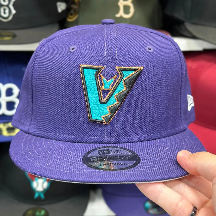 New Era Arizona Diamondbacks 'Upside Down Logo' Purple 9FIFTY Snapback - Product Image