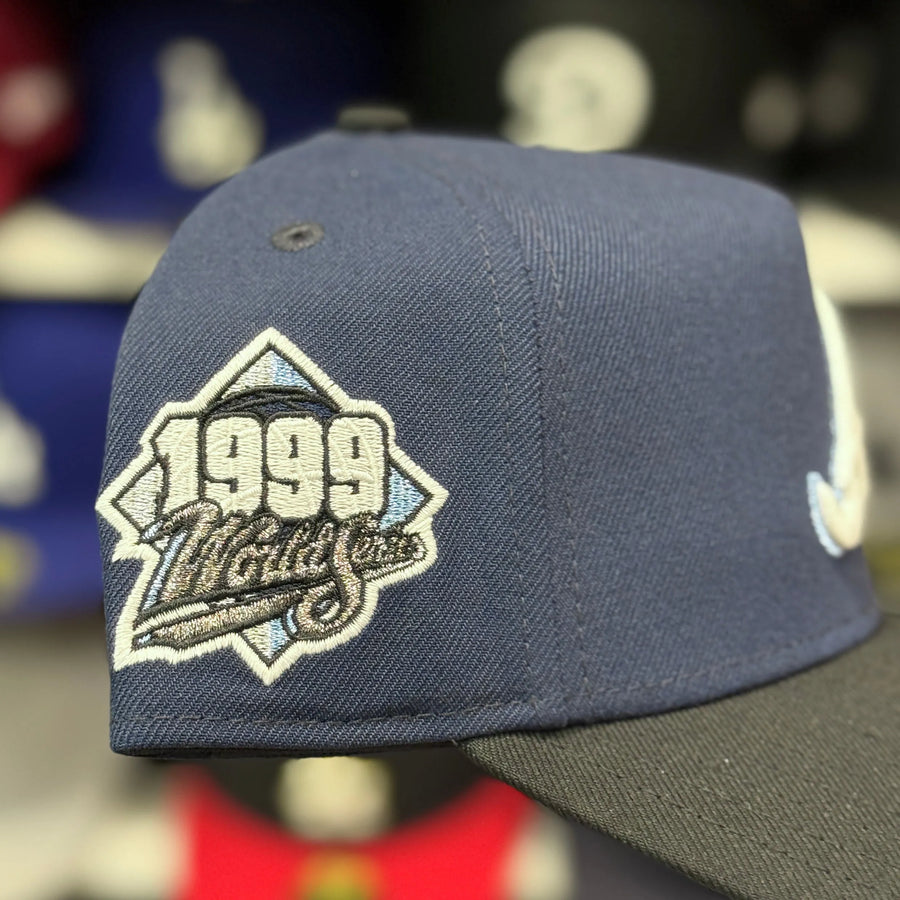 New Era Atlanta Braves '1999 World Series' A-Frame Navy/Black 9FORTY Snapback - Product Image