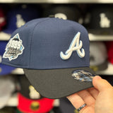 New Era Atlanta Braves '1999 World Series' A-Frame Navy/Black 9FORTY Snapback