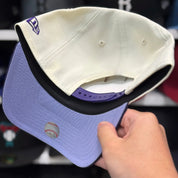New Era Atlanta Braves '2025 All Star Game' A-Frame Creme/Purple 9FORTY Snapback - Product Image
