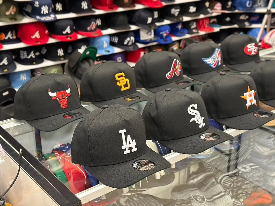 New Era San Diego Padres A-Frame Black 9FIFTY Snapback - Product Image