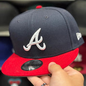 New Era Atlanta Braves Navy/Red 9FIFTY Snapback - Product Image