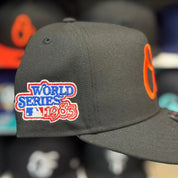 New Era Baltimore Orioles '1983 World Series' A-Frame Black/Orange 9FIFTY Snapback - Product Image