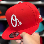 New Era Baltimore Orioles Red 9FIFTY Snapback - Product Image