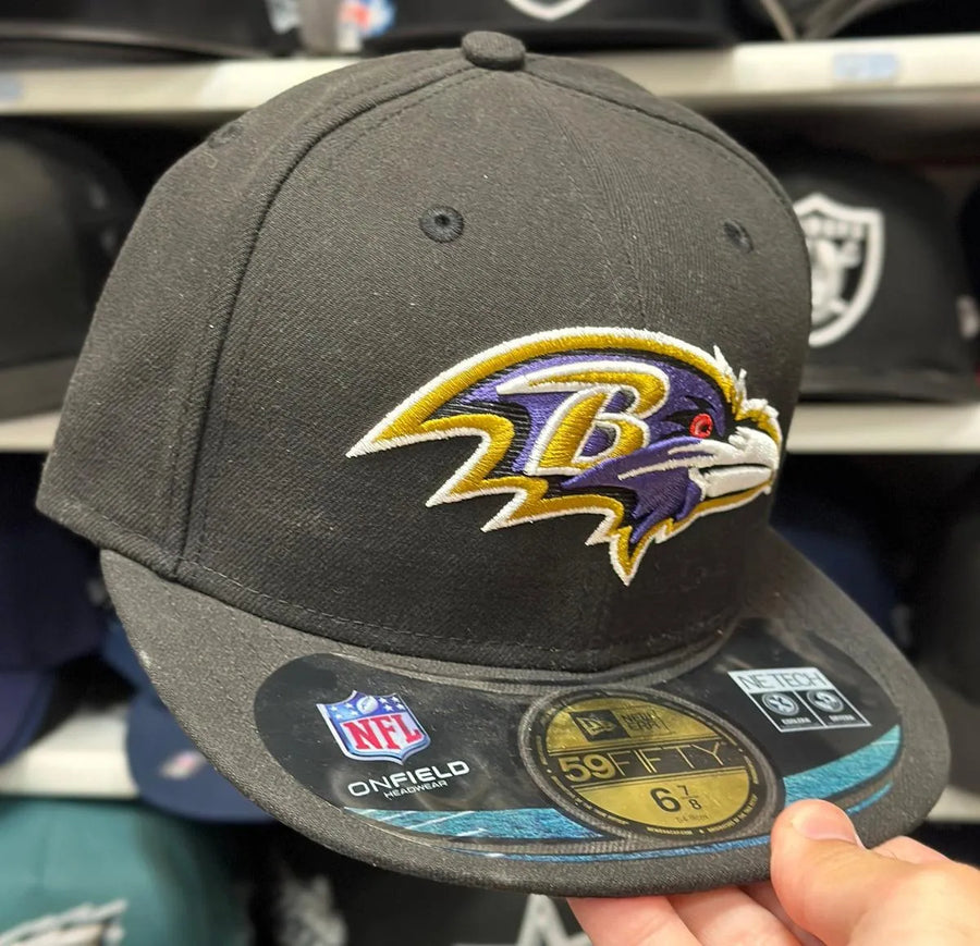 New Era Baltimore Ravens Black 59FIFTY Fitted Hat - Product Image