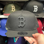 New Era Boston Red Sox A-Frame Black/Black 9FIFTY Snapback - Product Image