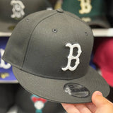New Era Boston Red Sox Black 9FIFTY Snapback