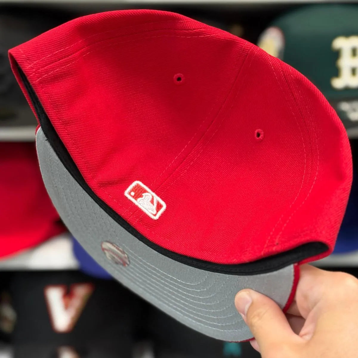 New Era Boston Red Sox Red 59FIFTY Fitted Hat - Product Image