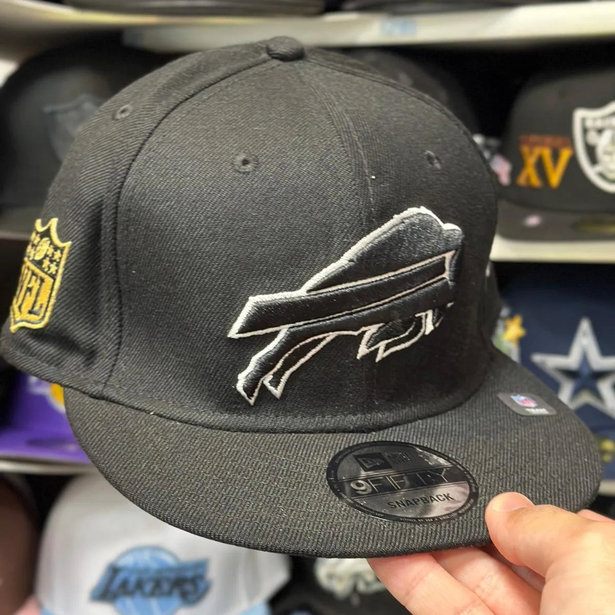 New Era Buffalo Bills Black 9FIFTY Snapback - Product Image