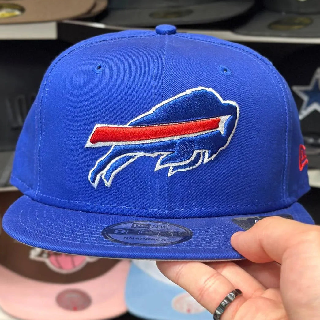 New Era Buffalo Bills Blue 9FIFTY Adjustable Snapback Hat - Product Image