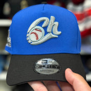 New Era Charros de Jalisco 'Campeones' A-Frame Blue/Black 9FORTY Snapback - Product Image