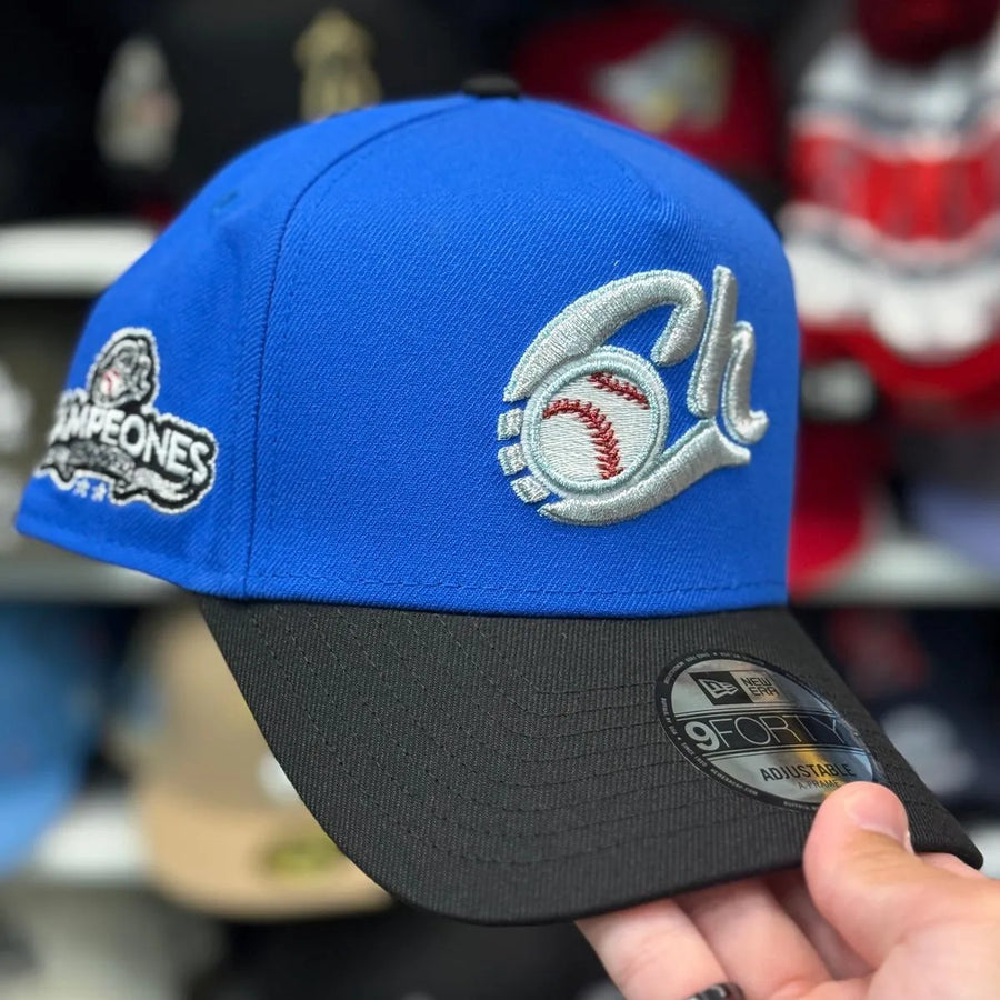 New Era Charros de Jalisco 'Campeones' A-Frame Blue/Black 9FORTY Snapback - Product Image