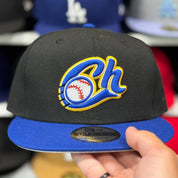 New Era Charros de Jalisco 'Campeones' Black/Blue 9FIFTY Snapback - Product Image