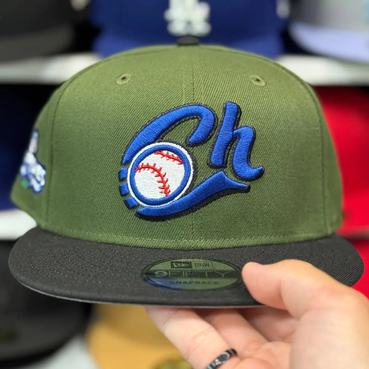 New Era Charros de Jalisco 'Campeones' Olive/Black 9FIFTY Snapback - Product Image