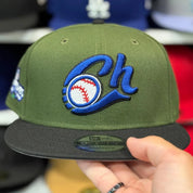 New Era Charros de Jalisco 'Campeones' Olive/Black 9FIFTY Snapback - Product Image