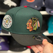 New Era Chicago Blackhawks 'All Star Game' A-Frame Dark Green/Black 9FIFTY Snapback - Mistwood - Product Image