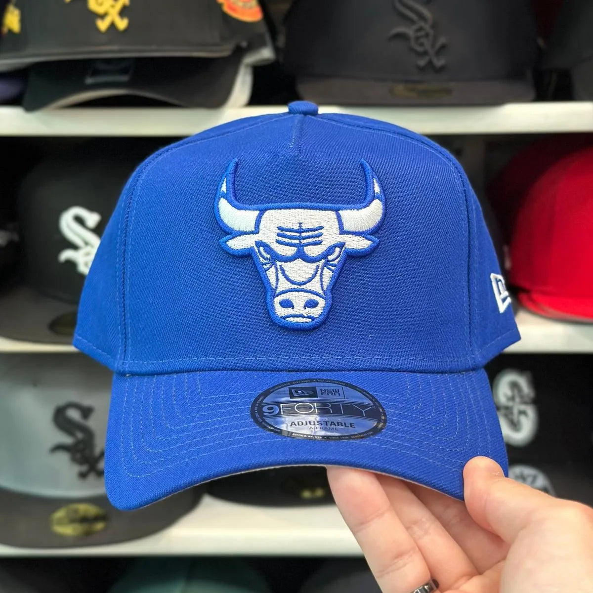 New Era Chicago Bulls A-Frame Royal Blue 9FORTY Snapback - Product Image