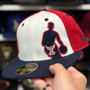 New Era Chicago Bulls 'NBA Outline' Multicolor Suede 59FIFTY Fitted Hat - Product Image