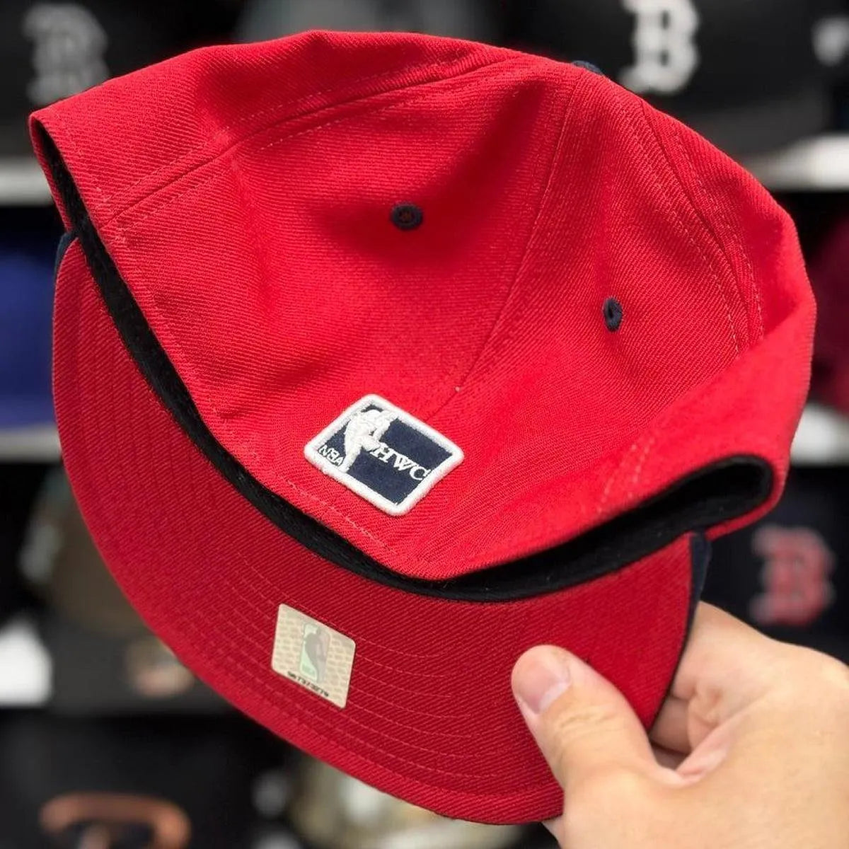 New Era Chicago Bulls 'NBA Outline' Multicolor Suede 59FIFTY Fitted Hat - Product Image