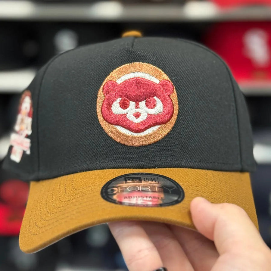New Era Chicago Cubs '1990 All Star Game' A-Frame Black/Gold 9FORTY Snapback - Product Image
