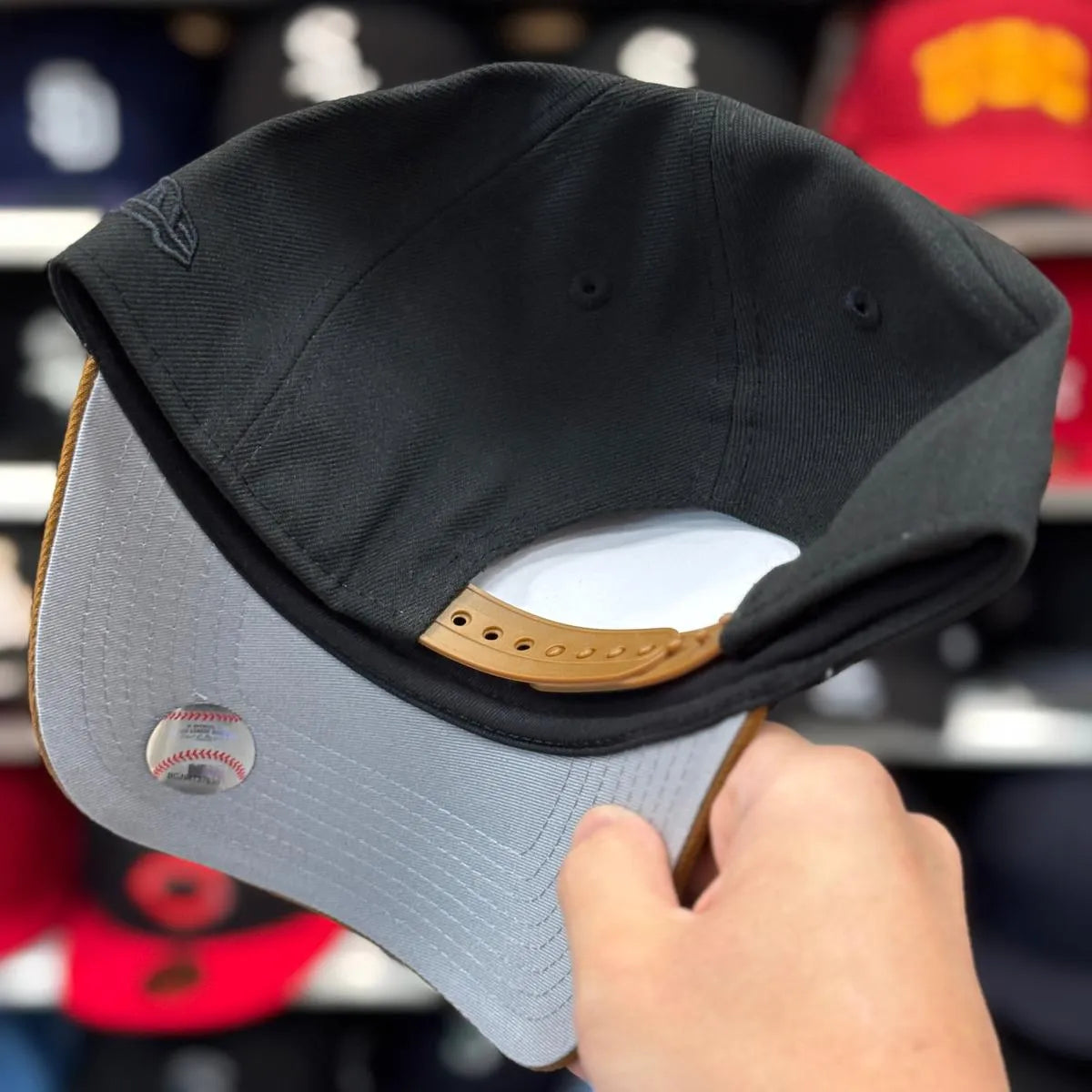 New Era Chicago Cubs '1990 All Star Game' A-Frame Black/Gold 9FORTY Snapback - Product Image