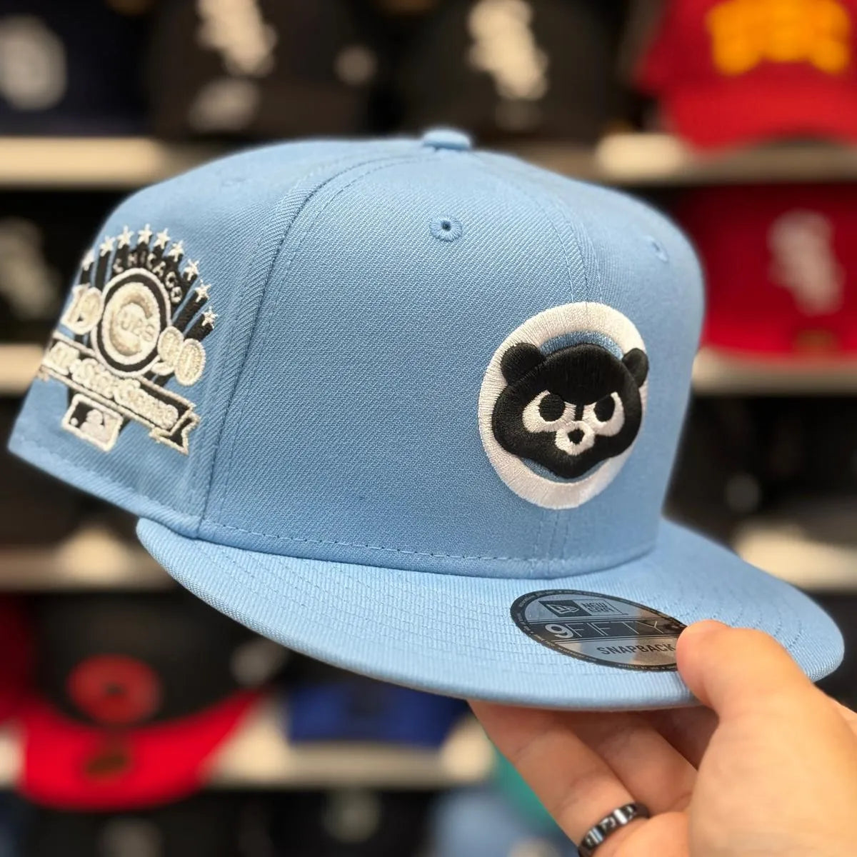 New Era Chicago Cubs '1990 All Star Game' Light Blue 9FIFTY Snapback - Product Image