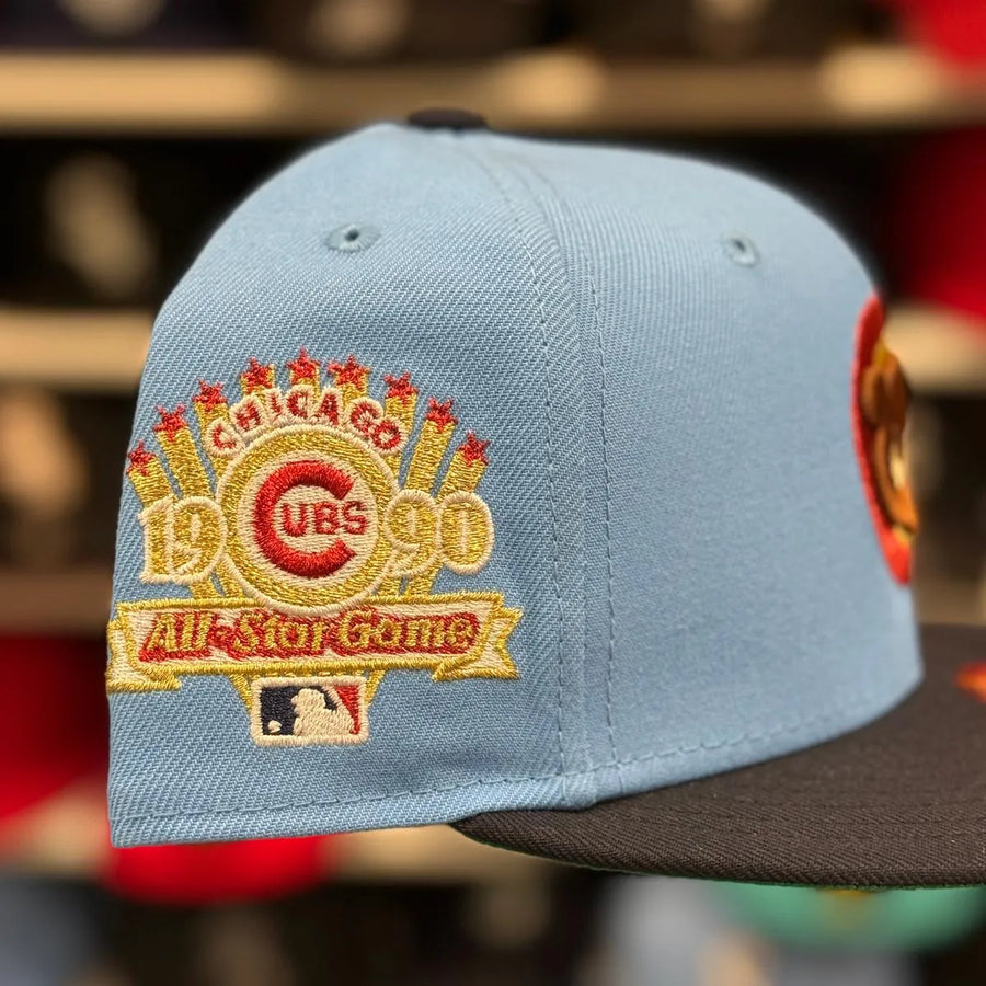 New Era Chicago Cubs '1990 All Star Game' Light Blue/Black 9FIFTY Snapback - Product Image