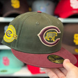New Era Chicago Cubs 'Century of the Cubs' Olive/Maroon 59FIFTY Fitted Hat