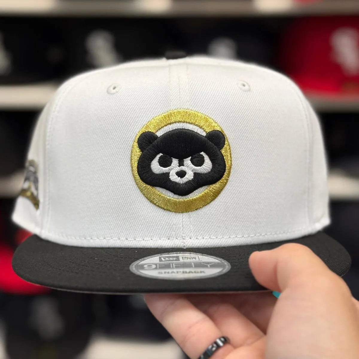 New Era Chicago Cubs 'Wrigley Field' White/Black 9FIFTY Snapback - Product Image
